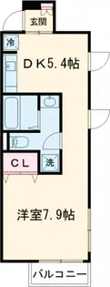 ベルアルシェ東高円寺【1階】の間取り