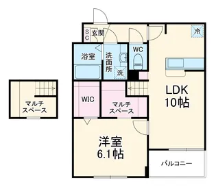 My Style 川口仲町【302号室】の間取り