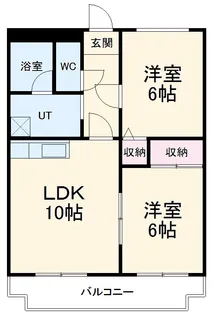 グランディー青塚【2階】の間取り