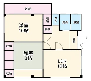 ラフォーレK2【1階】の間取り