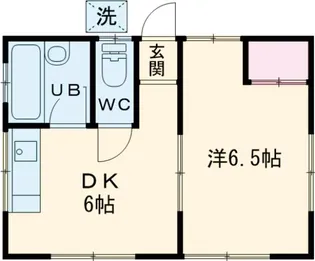 コーポ度来【1F号室】の間取り