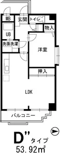 ディオサC.S.【1階】の間取り