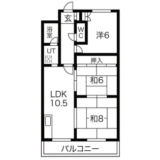 H.B NAGAKUTE【4階】の間取り