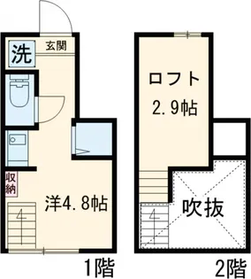 アーバンプレイス新中野Ⅴ【202号室】の間取り