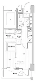 アークマーク大森町アジールコート【604号室】の間取り
