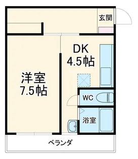タリーズ【2階】の間取り
