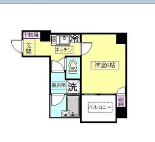 サニースポット【206号室】の間取り