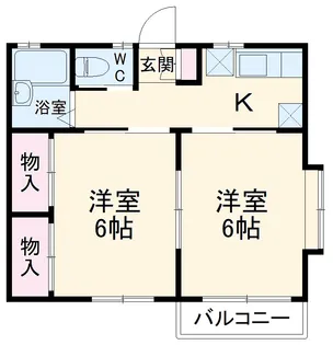 メゾンセル【2階】の間取り