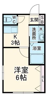 ノースパーク千葉【1階】の間取り