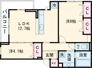 CASA DE MANA 吉祥寺 1【2階】の間取り