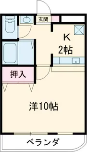 グロスU21【305号室】の間取り