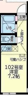 ユナイト弘明寺カールシュミット【1階】の間取り