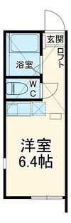 ユナイト弘明寺カールシュミット【1階】の間取り