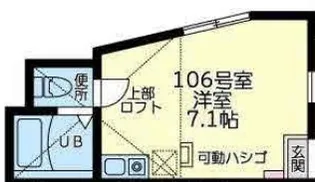 ユナイト弘明寺カールシュミット【1階】の間取り