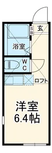 ユナイト弘明寺カールシュミット【2階】の間取り