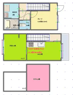 朝の窓辺とカプチーノ 1st street【101号室】の間取り