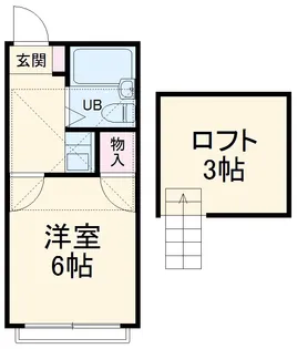 キャッスルつきみ野【2階】の間取り