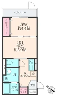 メグリオ南流山【1階】の間取り