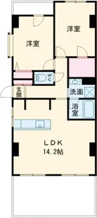 ハイヤーム桜台【1階】の間取り