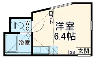 ユナイト弘明寺カールシュミット【2階】の間取り