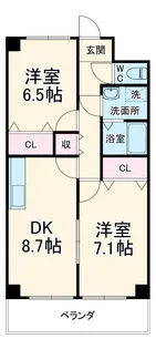 グリーンメゾン加藤【2階】の間取り