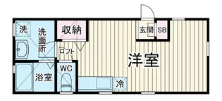 ローズコテージ【101号室】の間取り
