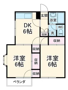 Fine court 野田【1階】の間取り