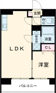 LIBTH千代【201号室】の間取り