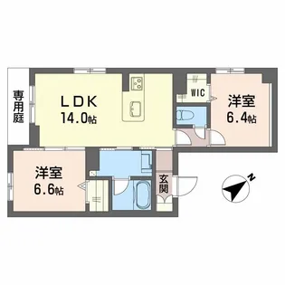 TRUST MAISON 京【1階】の間取り