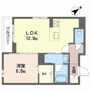 TRUST MAISON 京【2階】の間取り