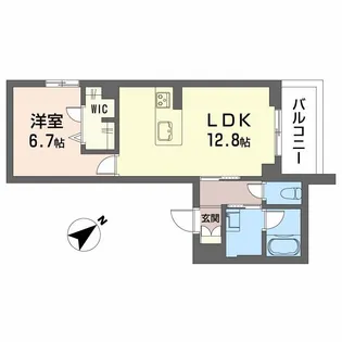TRUST MAISON 京【2階】の間取り
