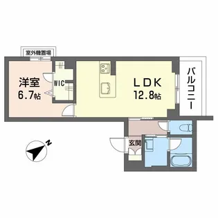 TRUST MAISON 京【3階】の間取り