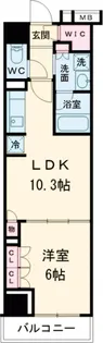 オープンレジデンシア日暮里【2階】の間取り