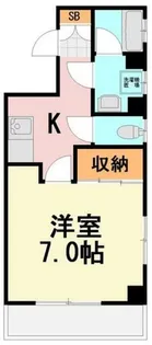 レイパレス【5階】の間取り