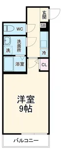 フミリー緑が丘【1階】の間取り