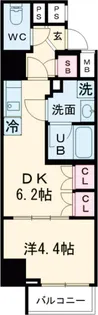 セジョリ東陽町【4階】の間取り