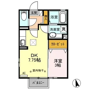 モナリエ Ⅱ【1階】の間取り