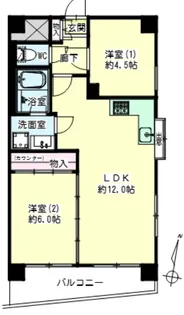 アビタシオン ルミエール【2階】の間取り