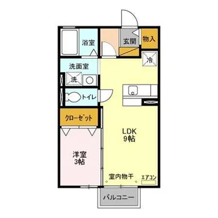 マノワールK B【1階】の間取り