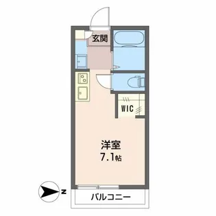 コーポ朝日【109号室】の間取り