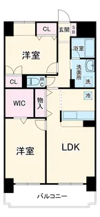 MYM千代田【4階】の間取り