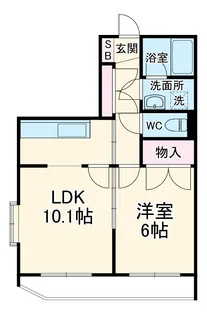 サンパティオ玉穂【502号室】の間取り