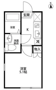 やまてライフ【201号室】の間取り