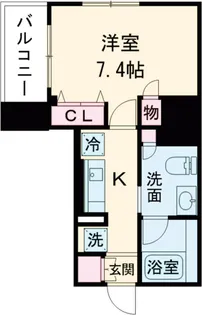 アイルグランディール池袋【8階】の間取り