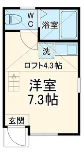 ユナイト追浜ローズウッド【1階】の間取り