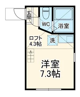 ユナイト追浜ローズウッド【2階】の間取り