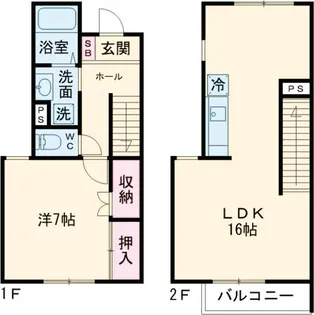 ヴィラ ルミエール【1階】の間取り