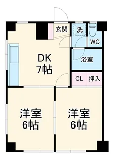 パークハイム【1階】の間取り
