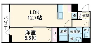 リーブルファイン大宮天沼町【2階】の間取り