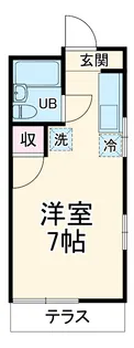 コーポウィング【106号室】の間取り